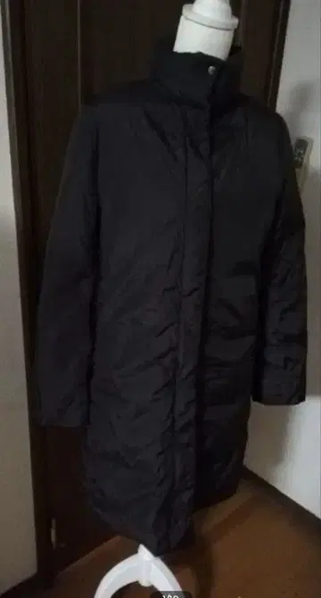 유니클로 이네스 드 라 프레상쥬 스탠드 카라 다운 코트 M 브라운