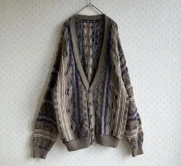 울 혼방 그레이 뜨개질 가디건 할인 OK