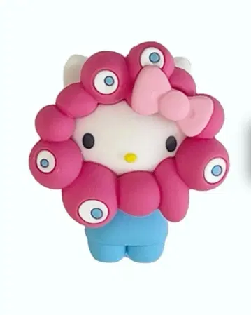 산리오 미야쿠미야쿠 입체 마스코트 컬러 키링 헬로키티