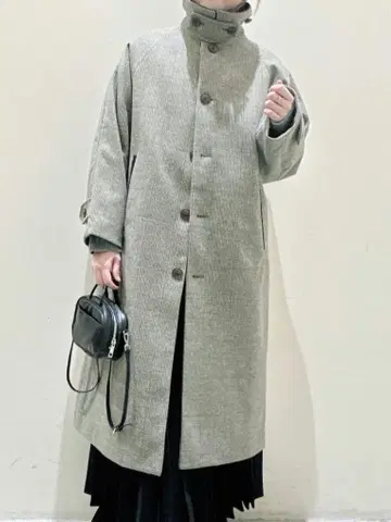 2way 울리 맥시 스텐카라 코트 롱 코트 베이지 tall