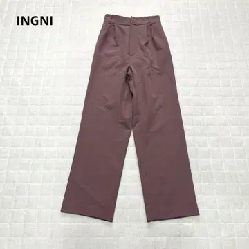 [잉그] 슬랙스 팬츠 오피스 캐주얼 무지 심플 프리 사이즈