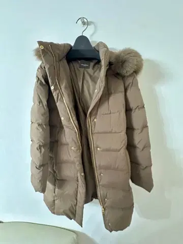 Demi luxe BEAMS 브라운 다운 코트