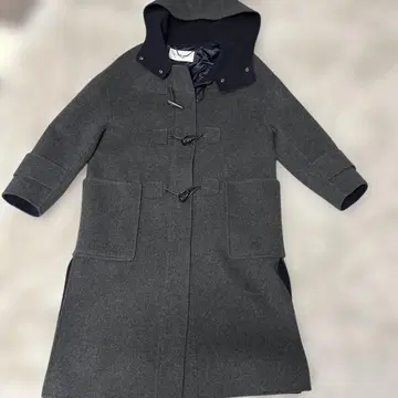 ADORE 그레이 네이비 더플 코트