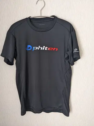 phiten 파이텐 T셔츠 블랙 L