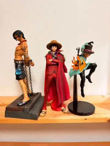 원피스 피규어 세트 루피 에이스 사보