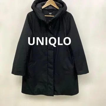 유니클로 하이브리드 다운 코트 블랙 여성용 M 사이즈
