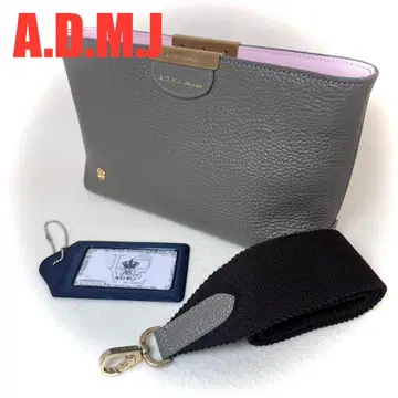 미사용급 A.D.M.J. 하의 악센트 숄더백 그레이