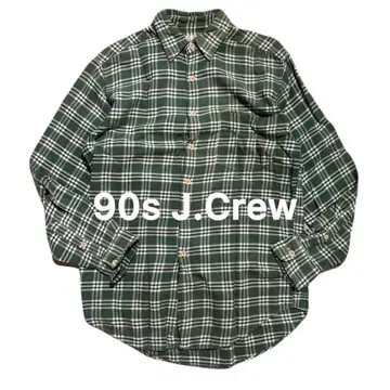 90s J.Crew 셔츠 제이크루 체크 셔츠 빈티지 구제 의류