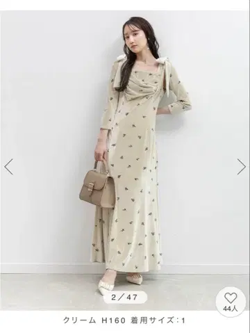 RANDA 볼레로 세트 리본 숄더 원피스