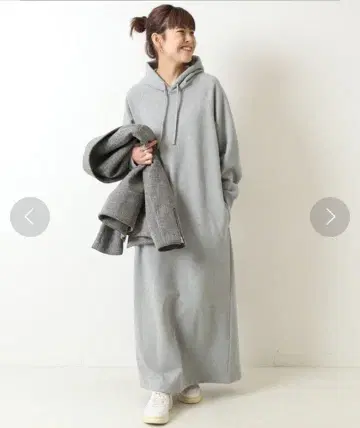 Spick and Span 헤비 쭈리 롱 원피스