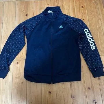 adidas 네이비 도트 무늬 저지