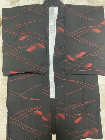 블랙 레드 디자인 겉옷 광택 안감 부착 당일 발송