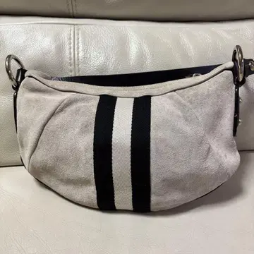 BALLY 원 숄더백 하프문 그레이 숄더