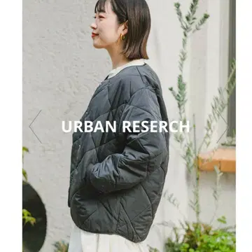 아이템즈 어반 리서치 충전솜 퀼팅 노카라 자켓