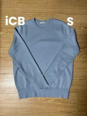 iCB 라이트 블루 긴팔 니트
