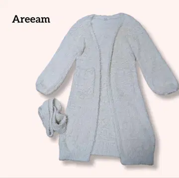 아리암 아이보리 롱 가디건