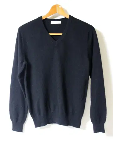 유니클로 100% 캐시미어 V넥 스웨터 S 블랙