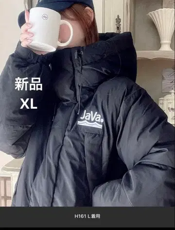새상품 Java 블랙 다운 자켓 XL