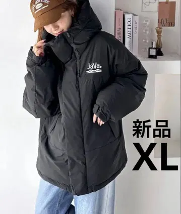 새상품 JaVa Java 콜라보 블랙 다운 자켓 XL