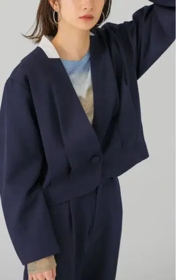 KBF 칼제풍 노카라 자켓 아우터