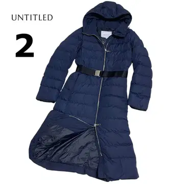 [ 새상품급 ] 언타이틀 UNTITLED A라인 미실루엣 다운 코트 2