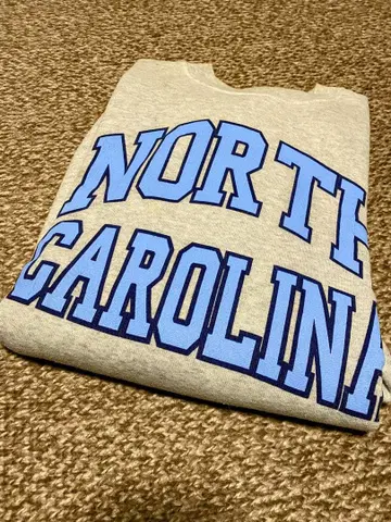 좋은 프린트, 신 사이즈 90s 프룻 오브 더 룸 노스캐롤라이나 XL