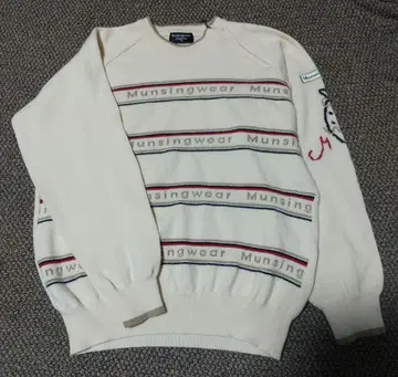 Munsingwear 스웨터 골프웨어 크림색