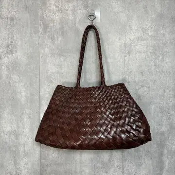 DRAGON SAINT CHRISTOPHER 메쉬 가죽 토트백