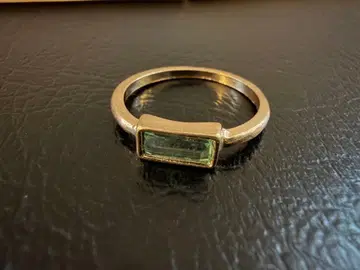 아쉬페프랑스 그린스톤 골드링 12호