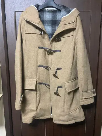 BROWNY 베이지 더플 코트 M