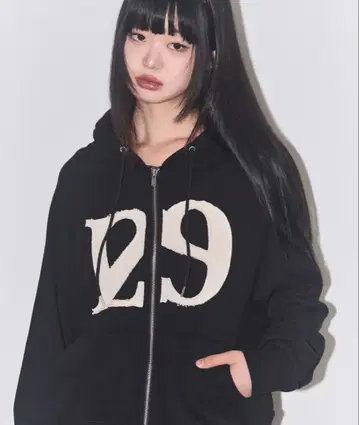 illigo 129 로고 패치 후디 집업