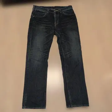 Wrangler 다크 블루 스트레이트 데님 34 새상품급