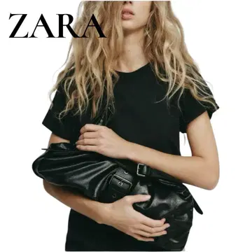 [ 새상품급 ] ZARA 개더&버클 맥시버킷백 숄더백