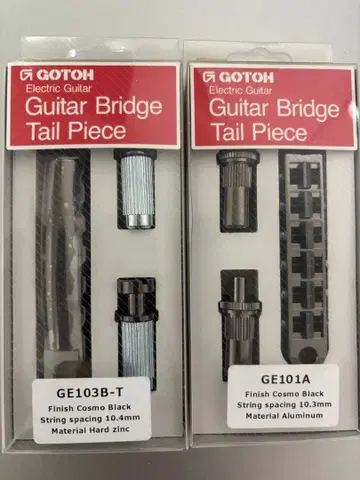 GOTOH GE103B-T GE101A Cosmo Black 세트