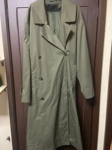 A.S.M 올리브 트렌치코트