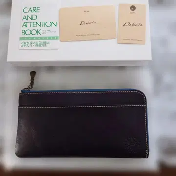 다코타폰스 동전 지갑 포함 L자 지퍼 장지갑