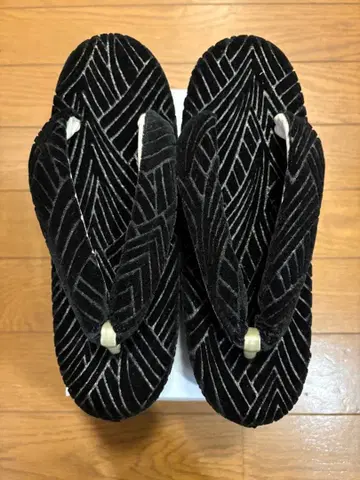 조리 블랙 벨벳 기하학 패턴 F 사이즈