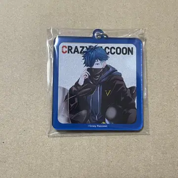 Crazy Raccoon 프레임 키체인 CR VanilLa