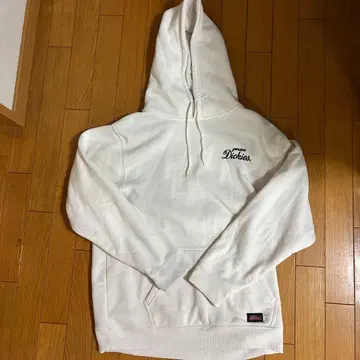Dickies 화이트 후드 부착 후드티
