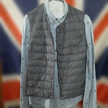 유니클로 그레이 울트라 라이트 다운 베스트 S