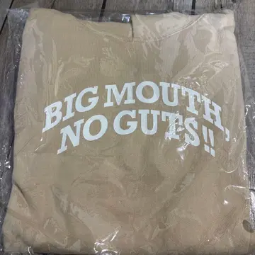 쿠와타 케이스케 BIG MOUTH, NO GUTS!! 베이지 맨투맨