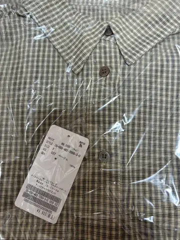 relume 체크 오버 사이즈 셔츠