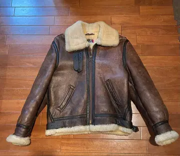 SCHOTT B-3 가죽 자켓 38 샷