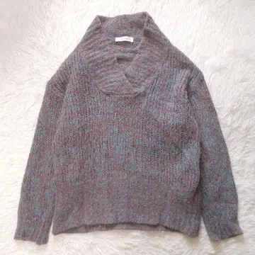 [ JUCCA ] 유카 알파카 혼방 니트 루즈핏 빅사이즈 이탈리아제