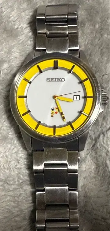 정크 세이코 포켓몬 빔즈 콜라보 손목시계 한정품 피카츄