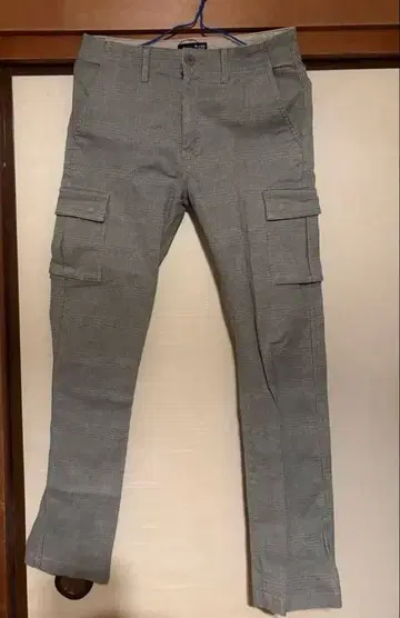 BEAMS 하운드투스 체크 무늬 팬츠