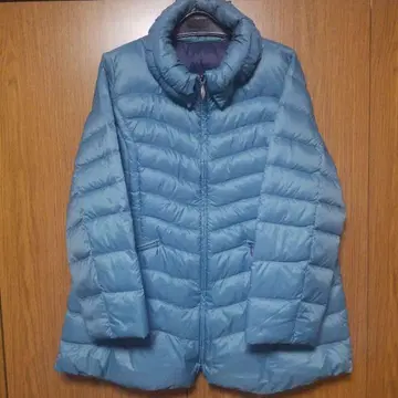 MISSEL 터콰이즈 퀼팅 다운 자켓