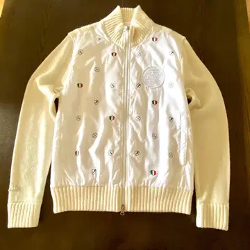 카파 남성용 골프웨어 가디건 화이트