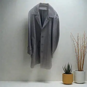 네이비 체스터 코트 L 사이즈