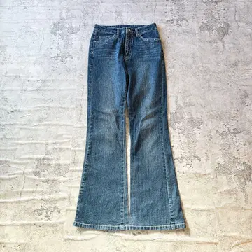 플레어 데님 부츠컷 아메카지 스트릿 슬림 레그 슬림 y2k 캐주얼